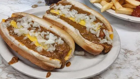 2 Coney Dogs and Fries