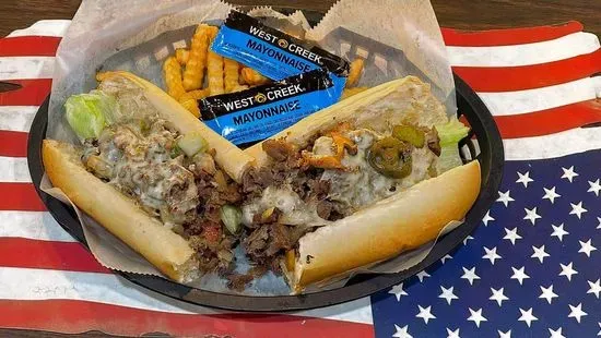 12" Cheesesteak with Fries