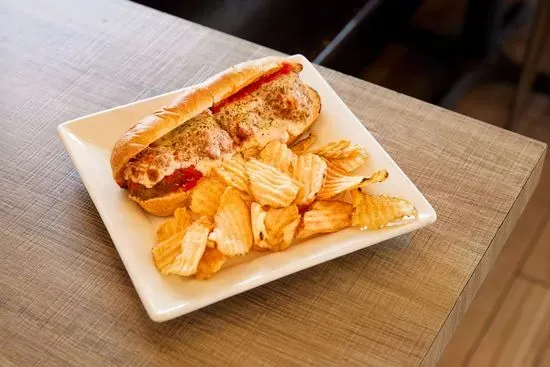 Meatball Parmigiana Sub