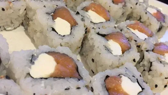 Salmon with Cream Cheese Roll