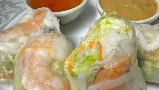 D2. Thai Fresh Spring Rolls (Shrimp)