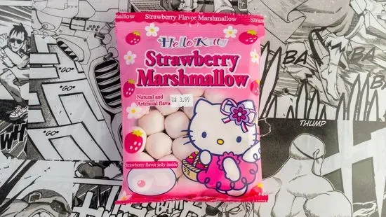 Hello Kitty Strawberry Marshmallows