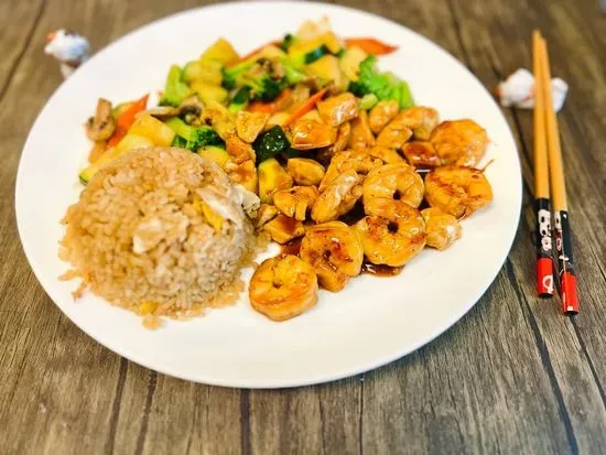 Hibachi Chicken & Shrimp