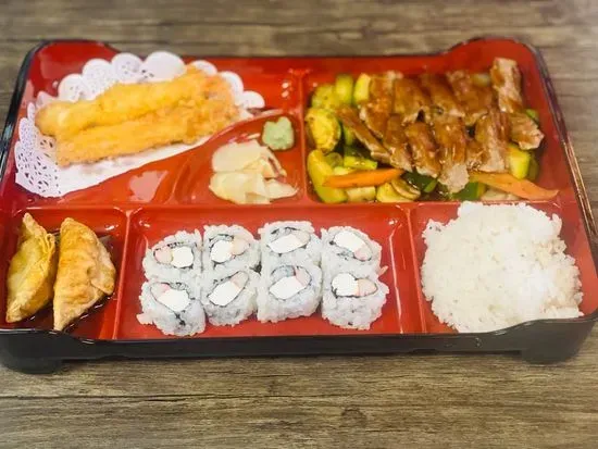 Steak teriyaki bento box