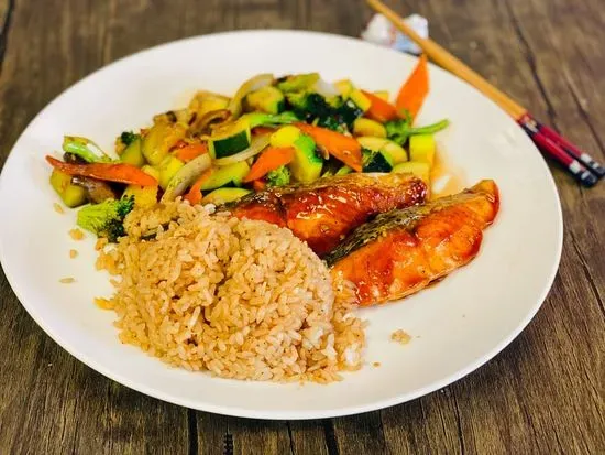 Hibachi Salmon