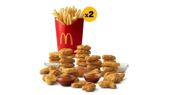 40 pc. Chicken McNuggets® & 2 Large Fries