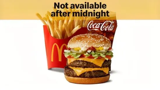 Double Quarter Pounder® with Cheese Deluxe Meal