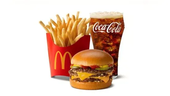 Triple Cheeseburger Meal