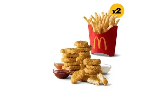 20 pc. Chicken McNuggets® & 2 Medium Fries