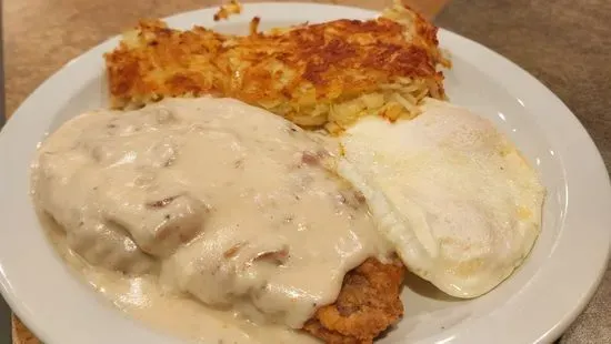 Chicken Fried Steak Breakfast