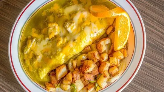 Chile Verde Omelette