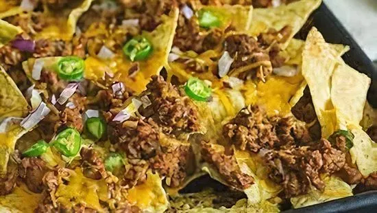 Beef & Cheese Nachos