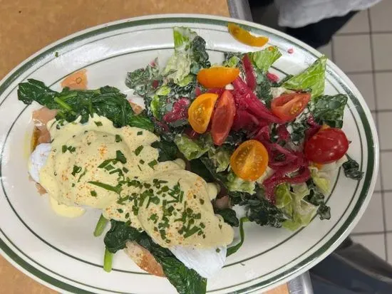 Coopers Spinach Benedict (CBGF, V)
