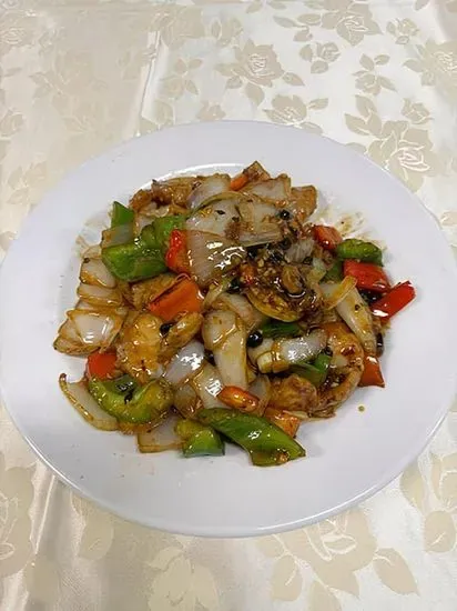 Fish Filet with Black Bean Sauce / 豉椒斑球