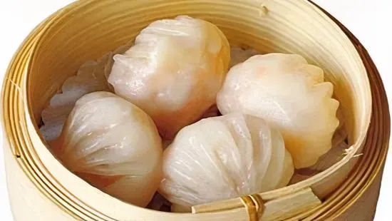 7. Shrimp Dumpling (Har Gaw) (4) / 水晶鮮蝦餃 (4)