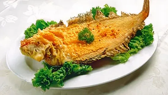 Deep Fried Whole Fish / 干煎龍琍