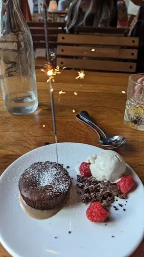 Warm Molten Chocolate Cake