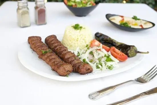 Beef Lula Kebab Plate