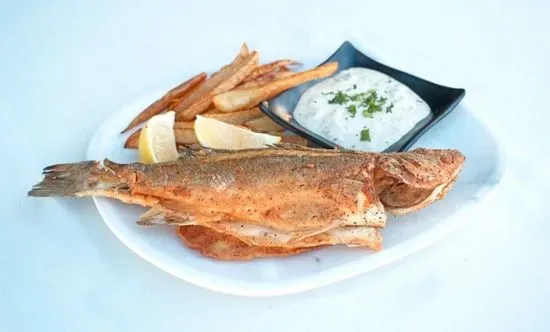 Whole Fish SeaBass Plate