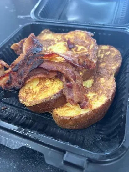 3 French Toast with Choice of Ham, Bacon or Sausage