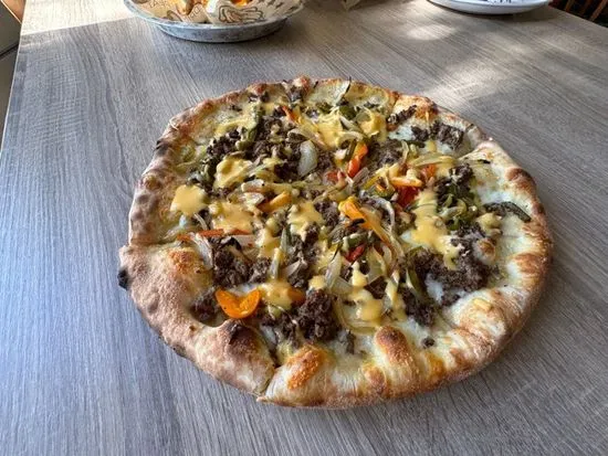 Cheese Steak Pizza