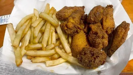 10 Pieces Wings with Fries