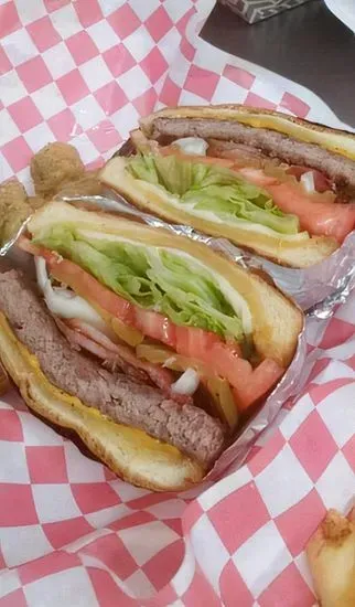 Vegan Burger with Fries