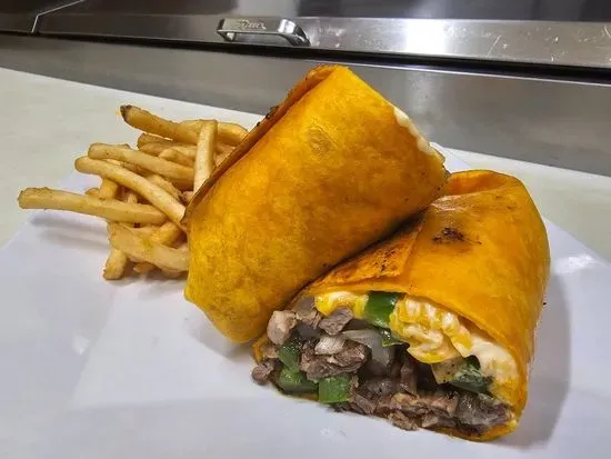 Smothered Prime Rib Wrap