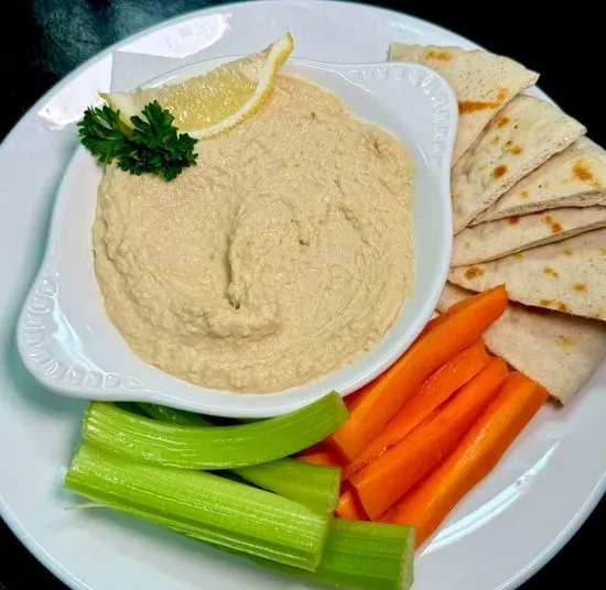 Lemon Garlic Hummus Plate (V)