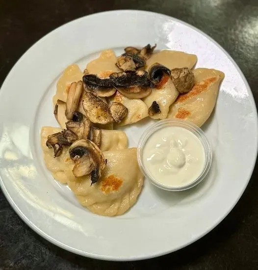 Mushroom and Sauerkraut Pierogi