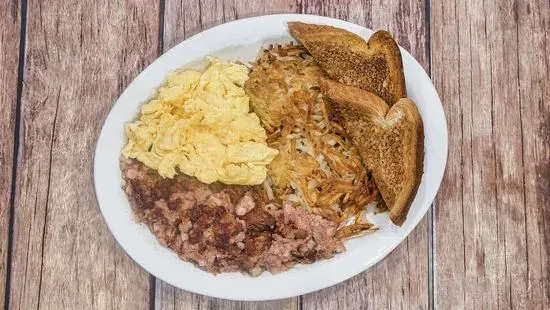 Corned Beef Hash and Eggs