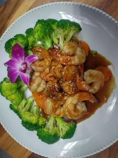 Shrimp & Scallop Garlic Pepper Sauce