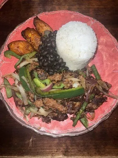 Vegan Vaca Frita Platillo