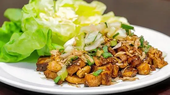 Cashew Chicken Lettuce Wraps