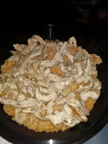 CHICKEN CHEESE AND RICE