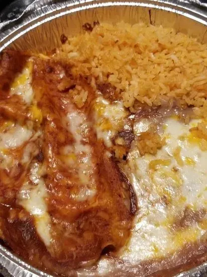 Lite Cheese Enchilada Combo