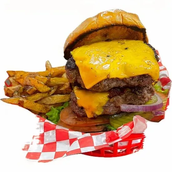 Quarter Pounder Basket with Fries (2 Patties)