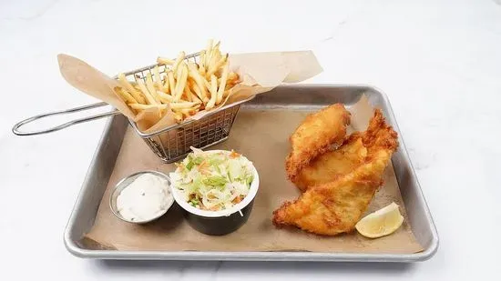 Beer-Battered Fish & Chips