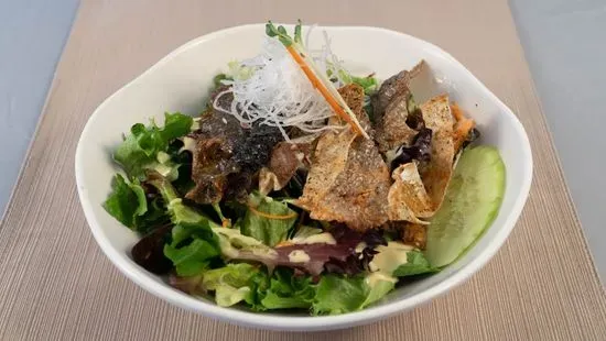 Salmon Skin Salad