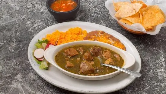 Chile Verde Plate