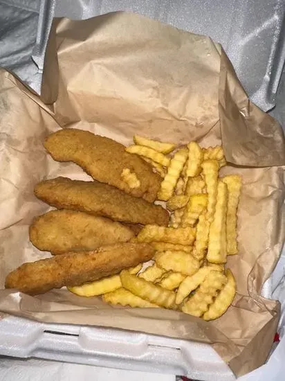 4 Chicken Tenders and Fries