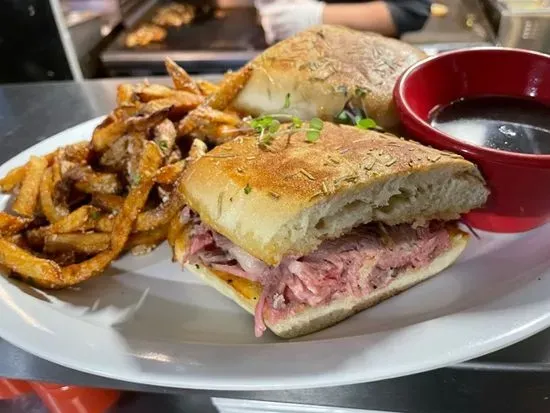 Prime Rib French Dip Panini