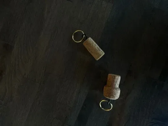 Wine Cork Keychain