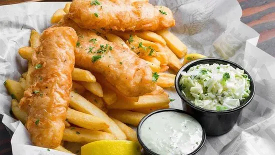 Beer-Battered Fish & Chips