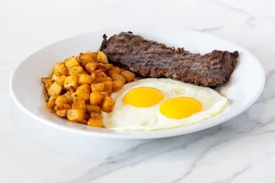 SKIRT STEAK & EGGS