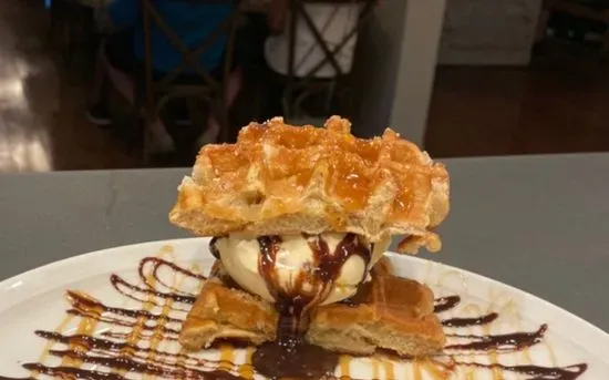 Waffle Ice Cream Sandwich