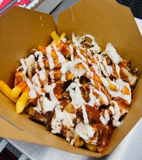 Buffalo Grilled Chicken Fries Bowl