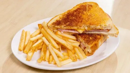 Grilled Ham & Three Cheese Melt