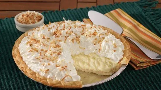 Whole Tropical Coconut Cream Pie