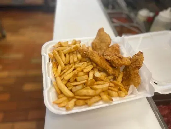 4pc Chicken Fingers & Fries